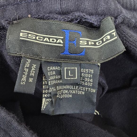 Vintage Escada Sport Mens Drawstring Waistline Sweatpants Large - Picture 4 of 7
